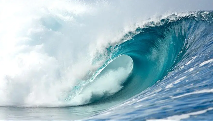 Flying Waves concept image showing wave-like architectural form.