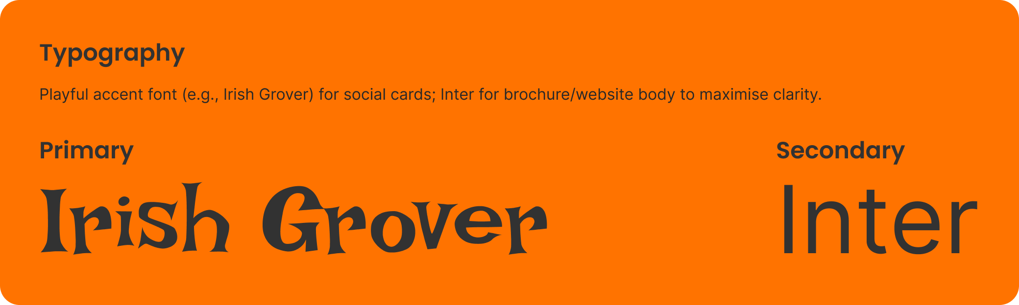 Typography system for the Voting Starter Kit.