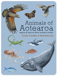 Animals of Aotearoa reference book.