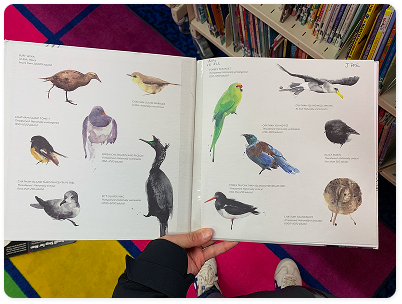 Children's books studied for visual style and colour palette research.